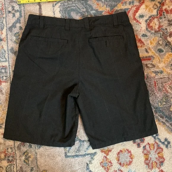 Mens O’Neal black with gray striped shorts - Picture 8 of 8